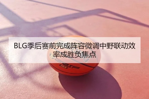 BLG季后赛前完成阵容微调中野联动效率成胜负焦点
